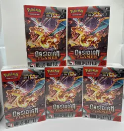 1x Pokemon Obsidian Flames Build and Battle Box - Sealed - Free Quick Shipping! - Image 1