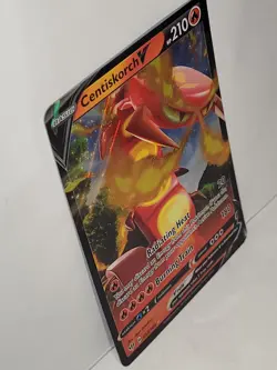 Centiskorch V 33/189 Full Art Holo Ultra Rare - Darkness Ablaze Pokemon TCG - Image 3