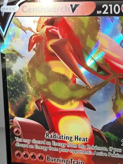 Centiskorch V 33/189 Full Art Holo Ultra Rare - Darkness Ablaze Pokemon TCG - Image 4