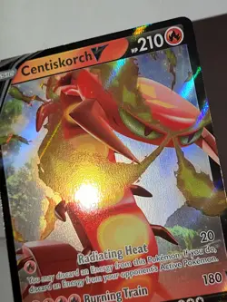 Centiskorch V 33/189 Full Art Holo Ultra Rare - Darkness Ablaze Pokemon TCG - Image 5