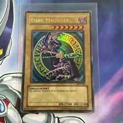 Dark Magician SDY-006 Starter Deck Yugioh Unlimited Foil Shift Error Misprint - Image 1