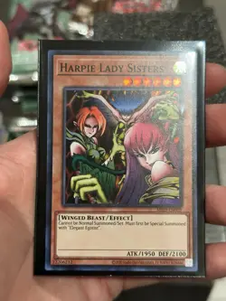 Harpie Lady Sisters MRD-009 Yugioh 25th Anniversary Holo Foil Metal Raiders - Image 1