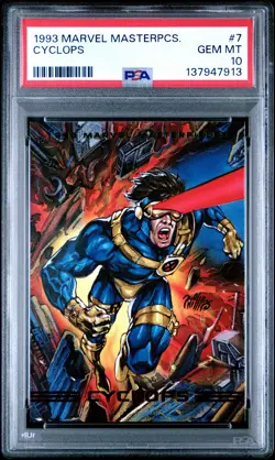 1993 MARVEL MASTERPIECES #7 CYCLOPS PSA 10 - Image 1