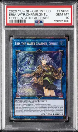 2020 YU-GI-OH! ETCO-ETERNITY CODE #EN055 ERIA THE WATER CHARMER GENTLE PSA 10 - Image 1