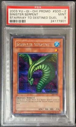 (2003) Yu-Gi-Oh! Promo Sinister Serpent Stairway to Destined Duel SDD - 2 PSA 9 - Image 1