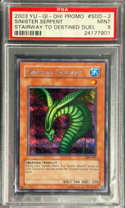 (2003) Yu-Gi-Oh! Promo Sinister Serpent Stairway to Destined Duel SDD - 2 PSA 9 - Image 3