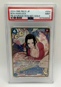 GOLD Boa Hancock One Piece 2024 PB Storage Box Set Japanese ST17-004 SR PSA 9 - Image 1