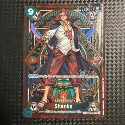 One Piece A Fist of Divine Speed Shanks ST16-004 SP Alternate SR NM - Image 2