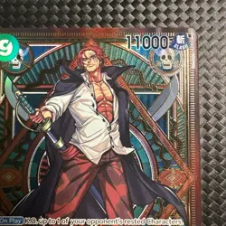 One Piece A Fist of Divine Speed Shanks ST16-004 SP Alternate SR NM - Image 4
