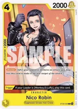One Piece TCG Nico Robin common Starter Deck 29: Egghead ST29-009 Lot of 7x - Image 1