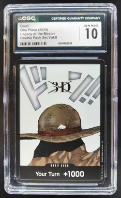 2025 ONE PIECE CCG DON!! LEGACY OF THE MASTER CGC 10 B PT - Image 1