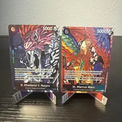 One Piece OP13-080 St. Ethanbaron V. Nusjuro & St. Marcus Mars Alternate Art Set - Image 1