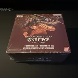 One Piece TCG Paramount War OP-02 Booster Box Red Bottom English Sealed New - Image 5