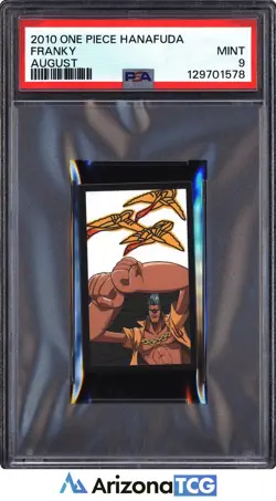One Piece 2010 Franky August One Piece Hanafuda PSA 9 - Image 1