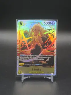 OP08-112 S-Snake SR One Piece TCG English Card - Image 1