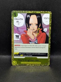 One Piece OP14 The Azure Sea’s Seven - You’ll Frighten Me. OP14-118 R ENGLISH - Image 1