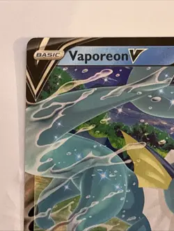Pokemon TCG Vaporeon Black Star Promo Holo Card SWSH150 Near Mint Condition - Image 2