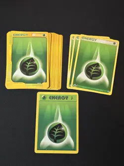 Grass Energy Pokemon Cards Base Set 2, Ruby & Sapphire, & Expedition - Image 1
