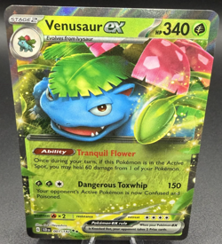 Venusaur ex 001/142 Stellar Crown Double Rare Pokemon TCG Card NM - Image 1