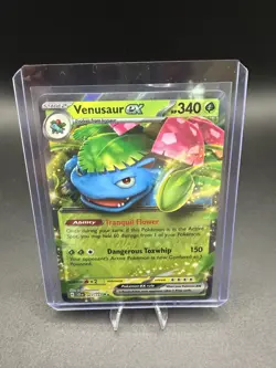 Venusaur ex 001/142 Stellar Crown Double Rare Pokemon TCG Card NM - Image 3