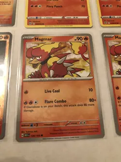 Lot of 6 Magmar and Magby Pokemon Cards - Image 2