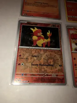 Lot of 6 Magmar and Magby Pokemon Cards - Image 3
