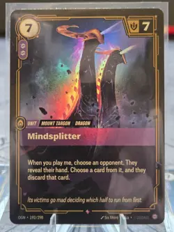 x3 Mindsplitter Riftbound Origins Foil NM+ Cards 192/298 League of Legends [ENG] - Image 3