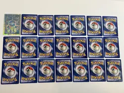 Vintage Pokemon Card Lot MP - HP Wotc 87 Cards Shadowless Ancient Mew Damaged - Image 3