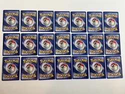 Vintage Pokemon Card Lot MP - HP Wotc 87 Cards Shadowless Ancient Mew Damaged - Image 5