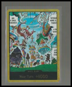 OP14 DON!! Card (Egghead) (Gold) - The Azure Sea's Seven (OP14) - Image 1