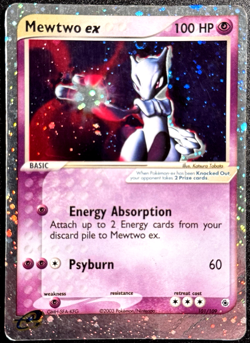 Mewtwo ex 101/109 EX Ruby & Sapphire Pokemon Card Holo Foil Rare HP - Image 1