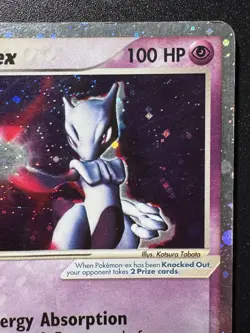 Mewtwo ex 101/109 EX Ruby & Sapphire Pokemon Card Holo Foil Rare HP - Image 4