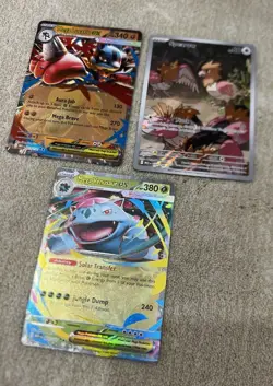 Pokemon Mega Evolution Lot 3 Cards Mega Venusaur Lucario Spearow - Image 1