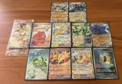 Pokemon TCG Prismatic Evolution ETB Promo Eevee #173 Sealed Card & 10 Cards Lot - Image 1