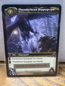 Thunderhead hippogryph World of Warcraft Loot Card UNSCRATCHED WoW - Image 1