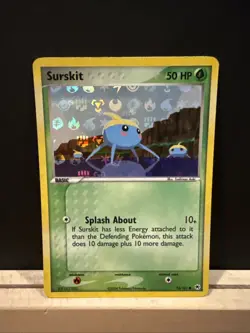 Surskit Pokemon TCG Hidden Legends Reverse Holo Common Card #76/101 #76 - Image 1