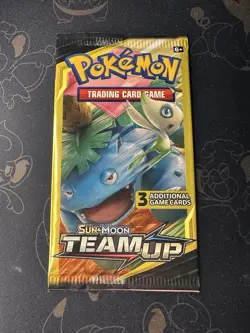 Pokemon Team Up 3 Card Factory Sealed Booster Pack - HEAVY 7.77g - Image 2