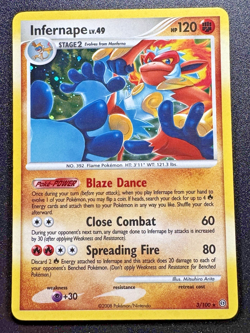 Infernape 3/100 D&P Stormfront Pokemon Card Holo Foil Rare Near Mint - Image 1