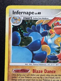 Infernape 3/100 D&P Stormfront Pokemon Card Holo Foil Rare Near Mint - Image 3