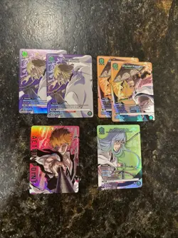 Union Arena TCG Bleach New Card Selection 2x Shunsui 2x Shinji 1x AP 1x Jushiro - Image 1