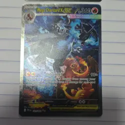 Pokemon Mega Charizard X EX Phantasmal Flames Holo Mega Evolution Card 125/093 - Image 1