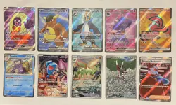 Pokemon Card Lot - Ultra Rare, Full Art EX, Illustration Rares Shiny - Near Mint - Image 1