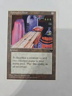 MTG Chronicles Ashnod's Altar Artifact Colorless Magic The Gathering Card NM X1 - Image 2
