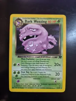 DARK WEEZING - 31/82 - Team Rocket - Rare - Pokemon Card - NM - Image 1