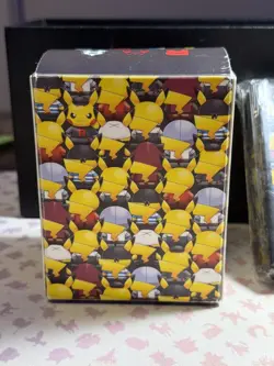 Pokemon Pretend Grunt PIKACHU Team Deck Box Card Sleeves special READ poncho - Image 4