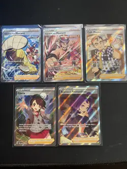 Pokemon Brilliant Stars Trainer Gallery 5 Card Lot - Image 1