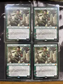 Vivien, Monsters' Advocate Ikoria Lair of Behemoths NM Magic The Gathering - Image 1