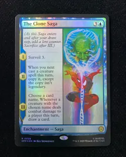 2025 Magic The Gathering MTG Marvel EN Foil #R 0028 The Clone Saga AK001 -SJ11 - Image 1