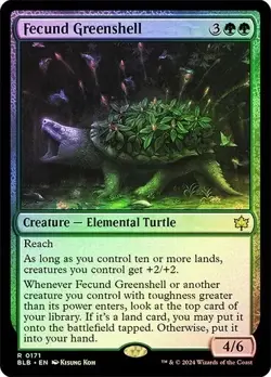 4x Fecond Greenshell - FOIL - Bloomburrow -MTG - NM - Image 1
