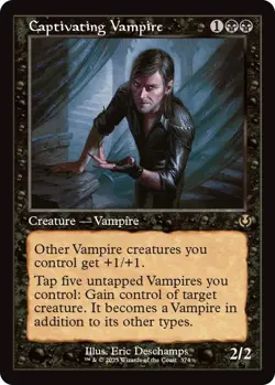 Captivating Vampire Retro Frame 374 MTG Innistrad Remastered Rare NP - Image 1